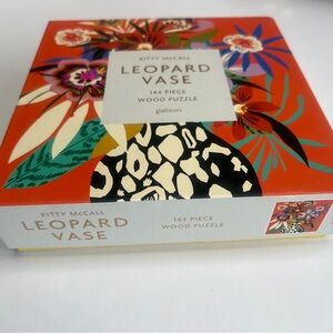 Galison Kitty McCall Leopard Vase Puzzle